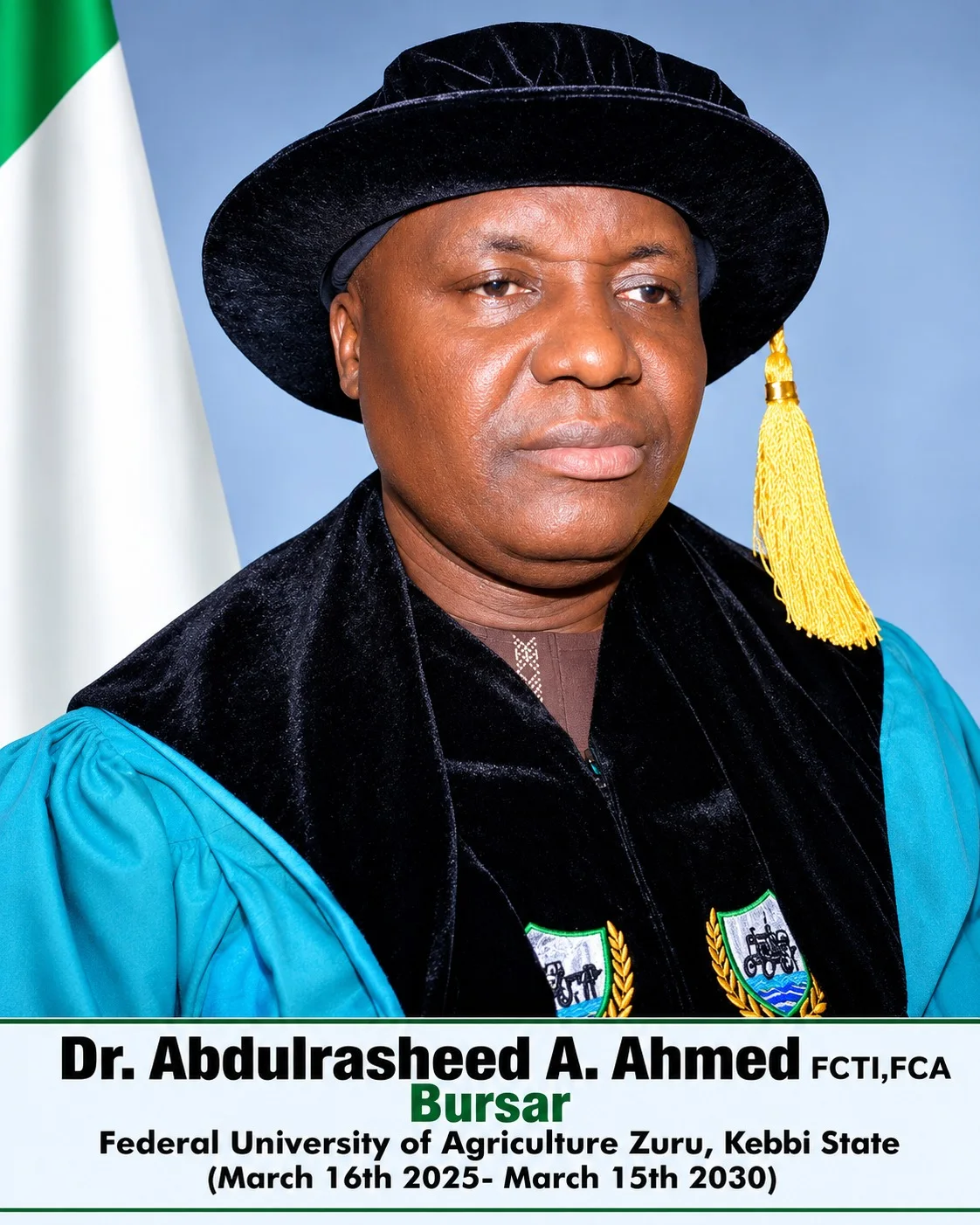 Dr. Abdulrasheed A. Ahmed, University Bursar