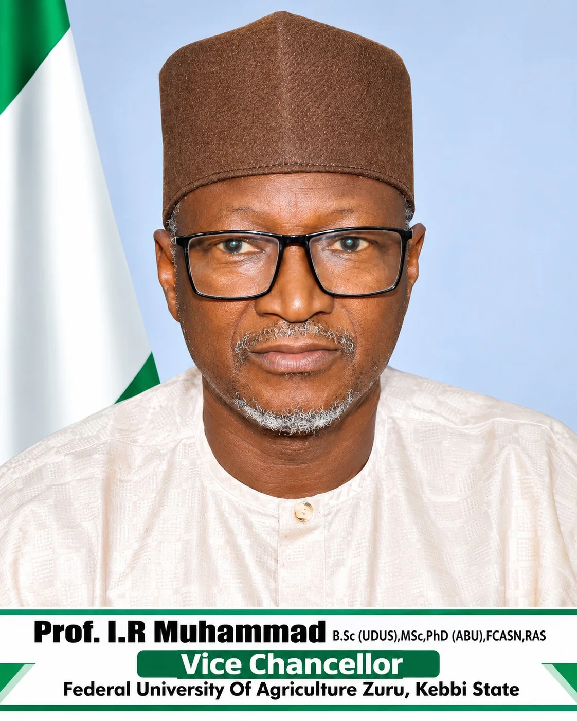 Prof. I.R. Muhammad, Vice Chancellor of FUAZ